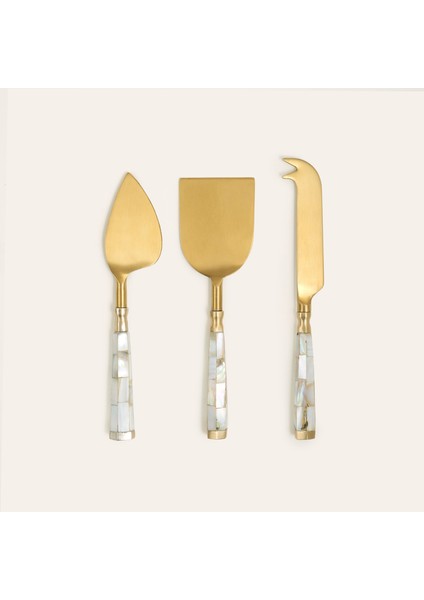 Rampur Çelik Servis Seti 16X4 cm Gold