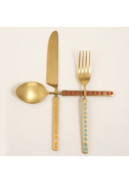 Rampur Çelik Servis Seti 5X15X2 cm Renkli