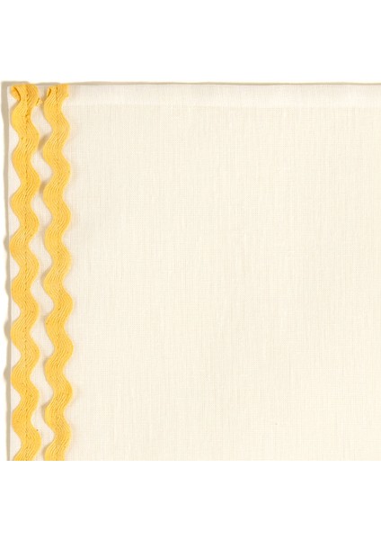 Nilüfer Su Taşı Nakışlı Keten Peçete 45X45 cm Sarı modelleri