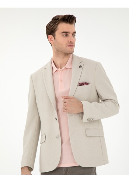 Erkek Bej Slim Fit Ceket 50303389-VR011 modelleri