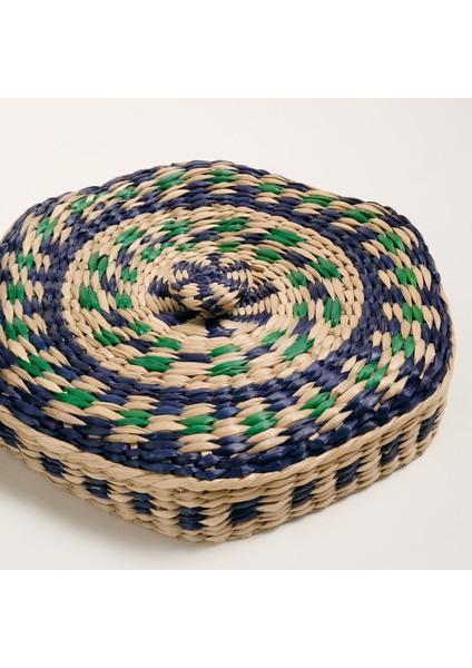 Tam Dao Deniz Çayırı Dekoratif Kutu 22X13 cm Lacıvert - Yeşil fırsatları
