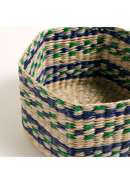 Tam Dao Deniz Çayırı Dekoratif Kutu 22X13 cm Lacıvert - Yeşil indirimleri