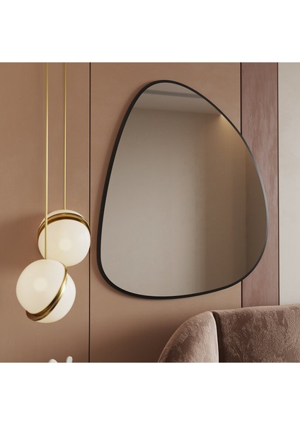 Asimetrik Duvar Aynası - Modern Mdf Çerçeveli, Yatak Odası & Salon Dekoru (AYP179) fiyatları