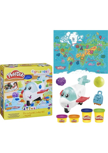 Play Doh Starters Eğlenceli Uçak Oyunu F8804