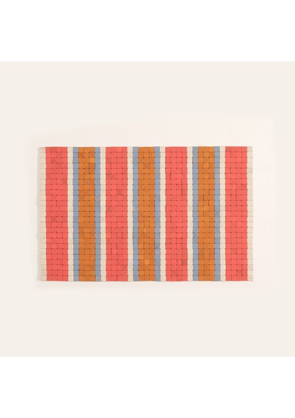 Toba Ahşap Ahşap Paspas 50X80 cm Kırmızı