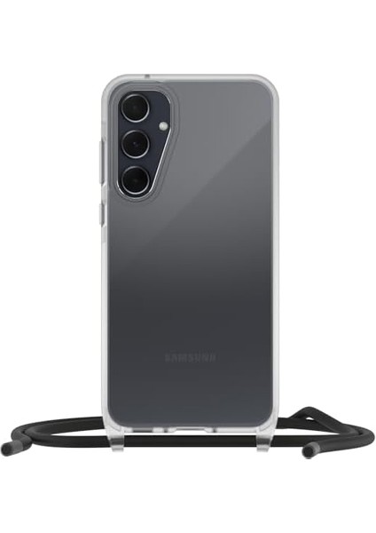 React Necklace Kılıf, Samsung Galaxy A35 5g Için, Ultra Ince, Koruyucu Kılıf, Ayarlanabilir ve Çıkarılabilir Cep Telefonu Zincirli, Askeri Standartlara Göre Test Edilmiştir, Şeffaf