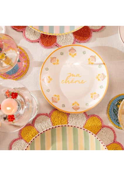 Luohu Porselen Pasta Tabağı 20X20X2 cm Renkli fiyatları