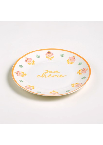 Luohu Porselen Pasta Tabağı 20X20X2 cm Renkli modelleri