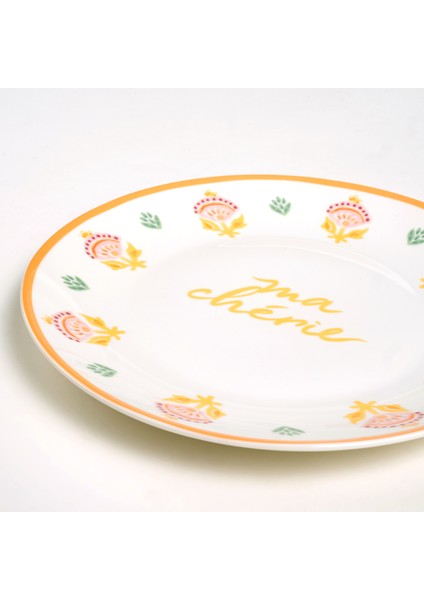 Luohu Porselen Pasta Tabağı 20X20X2 cm Renkli fırsatları