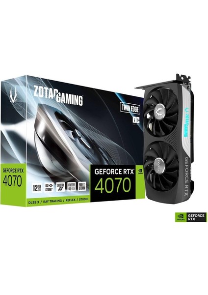Geforce Rtx 4070 Twın Edge Oc 12GB Gddr6 192BIT Dlss 3 Ekran Kartı