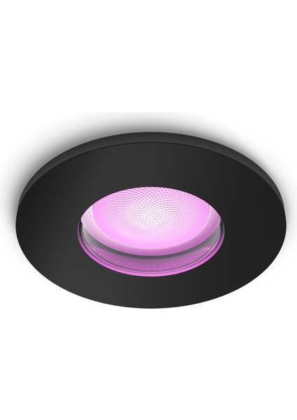 Hue Xamento Siyah Sıva Üstü Rgb Akıllı LED Spot IP44 400 Lumen GU10 Spot Dahildir fiyatları