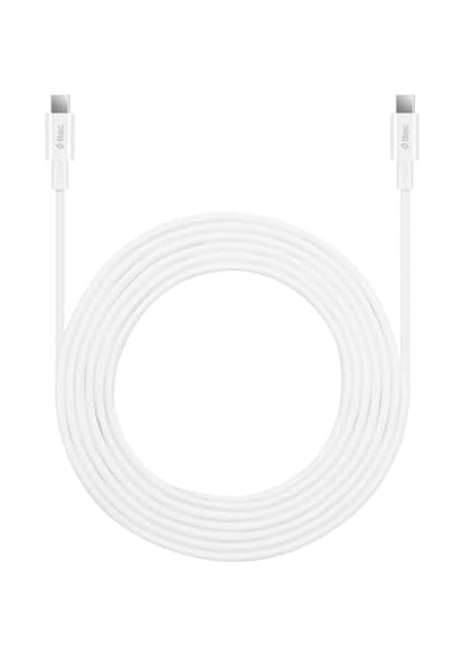Type-C To Type-C 300CM 65W Pd/qc Hızlı Şarj/data Kablosu 2DK48B Beyaz