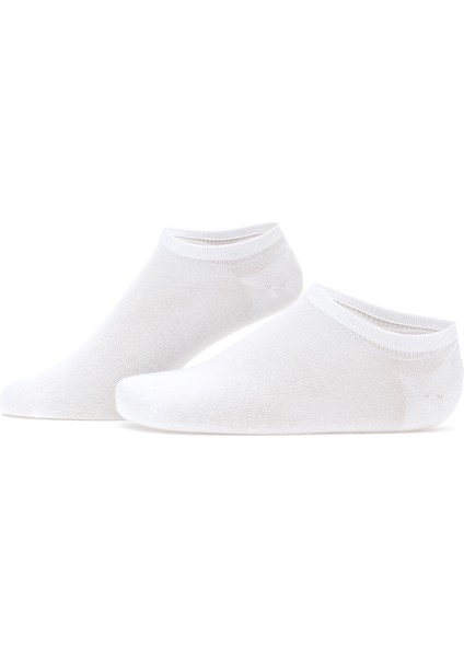 Erkek Erkek Bambu Karışımlı 3'lü Paket Beyaz Patik Basic Çorap 50308480-600 fiyatları