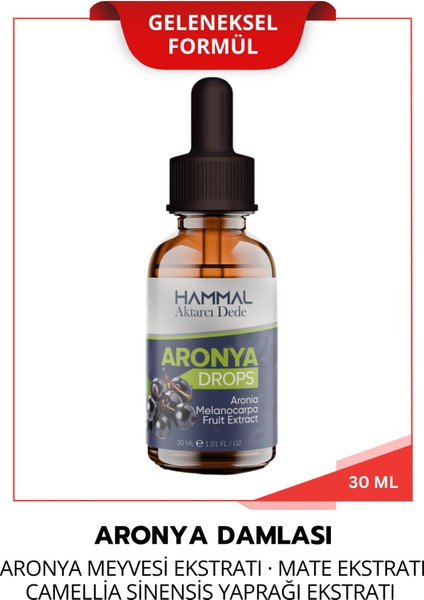 Aronya Bitkisel Damla Camellia Sinensis, Mate - Geleneksel Doğal Içerikli Etkili Formül