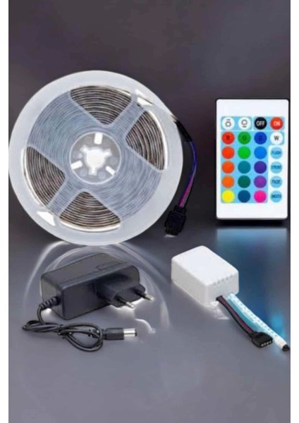 LED Işık 5 Metre Şerit LED Rgb Işıklı