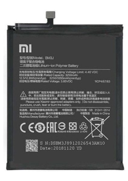 Xiaomi Redmi Note 9 Batarya