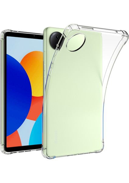 Xiaomi Redmi Pad Se 4g 8.7 Inç Kılıf Dört Köşe Darbeye Dayanıklı Şeffaf Tablet Tpu Kılıfı (Yurt Dışından)