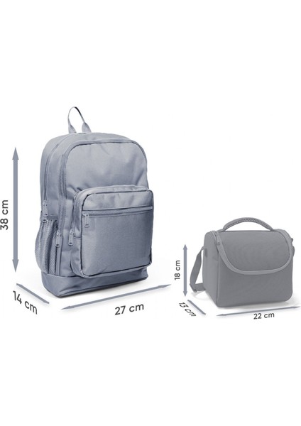 Erkek Çocuklar Için Dayanıklı Ikili Ilk Okul Çanta Seti - Kırmızı Yapı Blokları modelleri