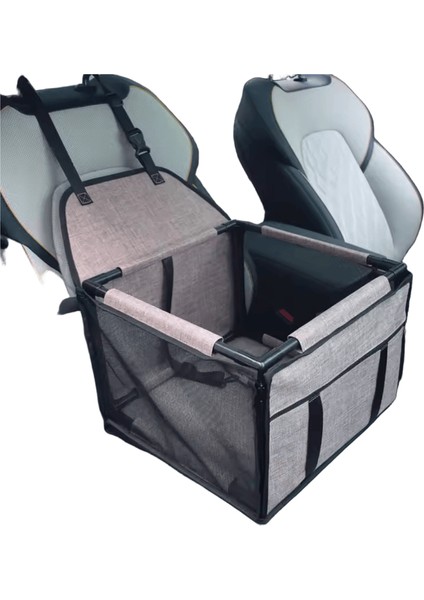 Köpek Araba Koltuğu Kapağı Katlanır Hamak Pet Taşıma Çantası Sepet Taşıma Kedi Kararlı Katlanabilir Seyahat Pet Köpek Araba Koltuğu (Yurt Dışından)