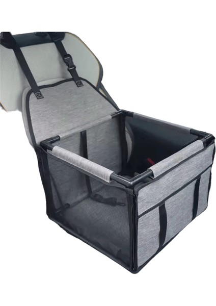 Köpek Araba Koltuğu Kapağı Katlanır Hamak Pet Taşıma Çantası Sepet Taşıma Kedi Kararlı Katlanabilir Seyahat Pet Köpek Araba Koltuğu (Yurt Dışından)