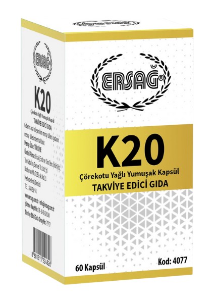 K20 Takviye Edici Gıda 60 Kapsül