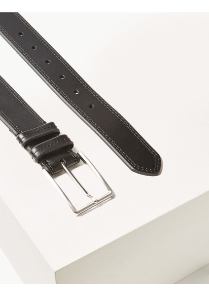 Dikiş Detaylı Deri Kemer fiyatları