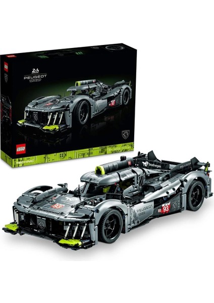 Technic Peugeot 9x8 24H Le Mans Hybrid Hypercar 42156 - 18+ Model Yapım Seti (1775 Pr)