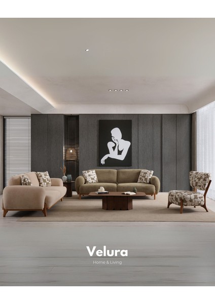 Vezir Koltuk Takımı & Oturma Grubu (3+3+1+1)