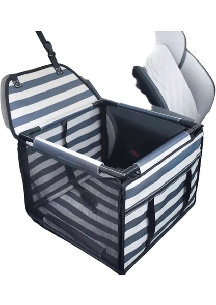 Köpek Araba Koltuğu Kapağı Katlanır Hamak Pet Taşıma Çantası Sepet Taşıma Kedi Kararlı Katlanabilir Seyahat Pet Köpek Araba Koltuğu (Yurt Dışından)