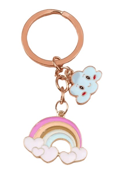 Tüylü Ponpon Anahtarlık Yumuşak Araba Anahtarlığı Ponpon Anahtarlık Anahtarlık Bayan Çanta Kolye (Yurt Dışından)