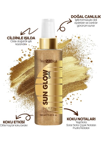Sun Glow Gold Shımmer Mıst 150 ml