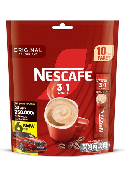 3ü1 Arada Original 10'lu Ekonomik Paket x 4 Adet