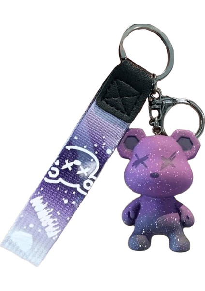 Tüylü Ponpon Anahtarlık Yumuşak Araba Anahtarlığı Ponpon Anahtarlık Anahtarlık Bayan Çanta Kolye (Yurt Dışından)