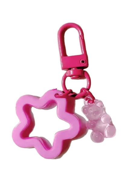 Tüylü Ponpon Anahtarlık Yumuşak Araba Anahtarlığı Ponpon Anahtarlık Anahtarlık Bayan Çanta Kolye (Yurt Dışından)