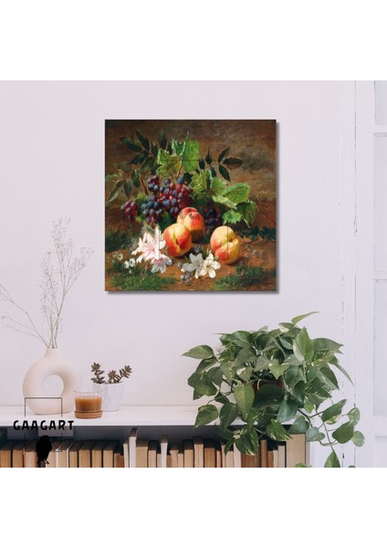 Kare Kanvas Tablo Ünlü Eserler Henri Rousseau Meyveler