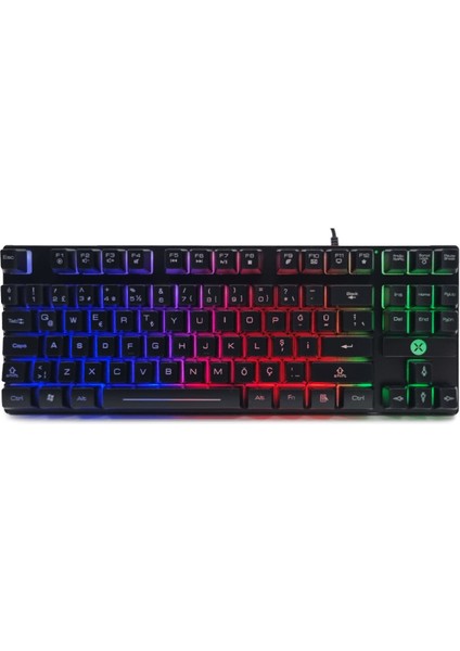 Dexım DKA006 KBL-088 Klavye USB LED Aydınlatmalı Q Gamıng