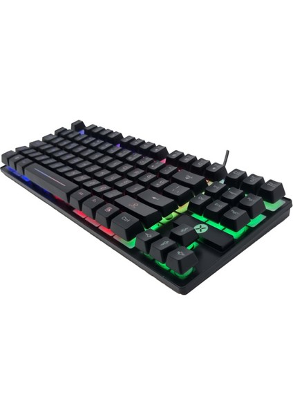 Dexım DKA006 KBL-088 Klavye USB LED Aydınlatmalı Q Gamıng