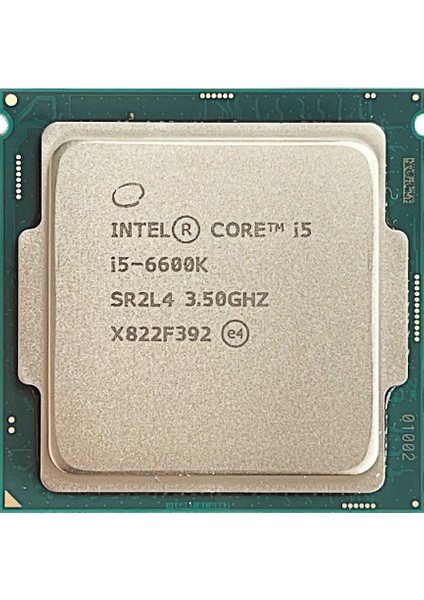 Cpu Intel Core I5 6600K 3.90GHZ 1151PIN Fansız Tray