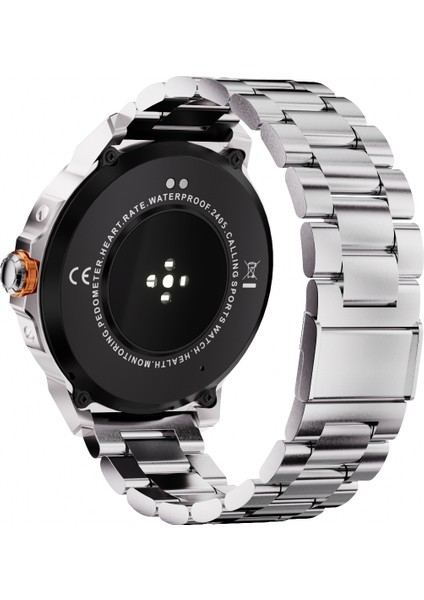 SK50 1.85" 52 mm Büyük Kasa Akıllı Saat Silikon + Metal Çift Kordonlu fiyatları