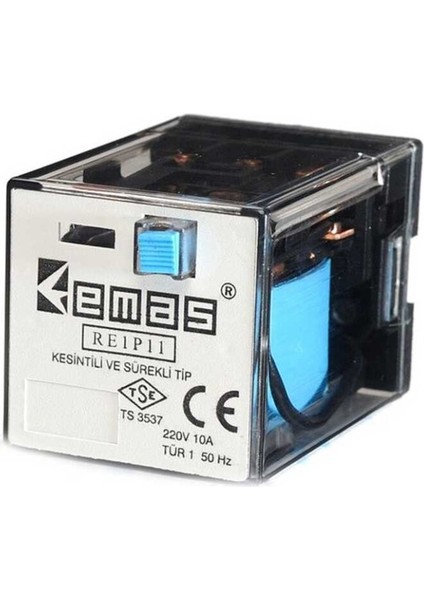 RE1P11DC024 Re1 24VDC 3 Kontak 3 Kontak 11 Pin Endüstriyel Röle