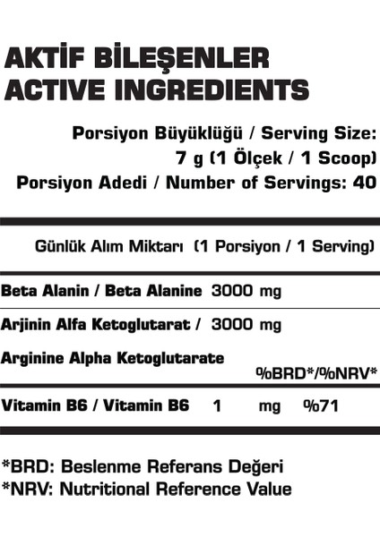 Beta Alanin Refuel + Aakg 280 gr (Çilek-Kivi)