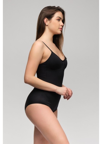 Siyah Mı Emay 1925 Soft Pedli Çıtçıtlı Body