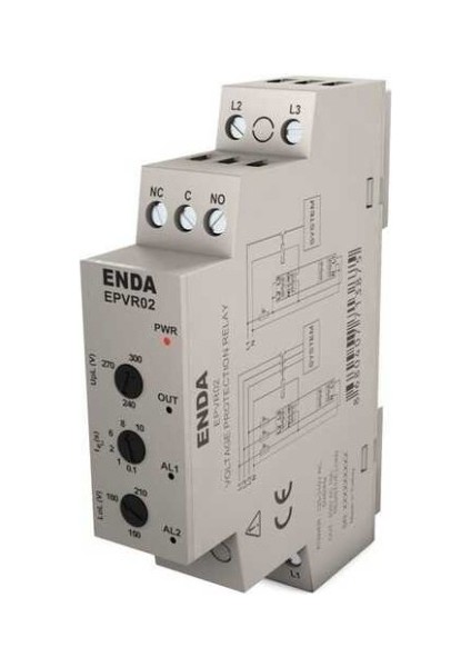 EPVR02 Gerilim Koruma Rölesi