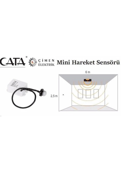 Cata Ct 9188 Mini Sensör 800W