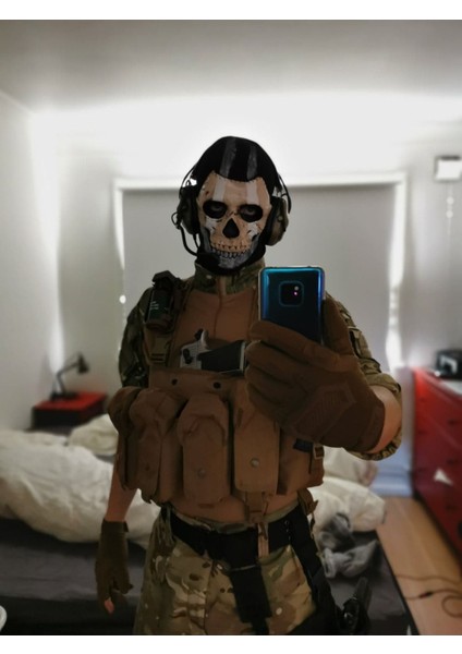 Call Of Duty Ghost Maskesi – 3D Baskı Özel Tasarım Pla