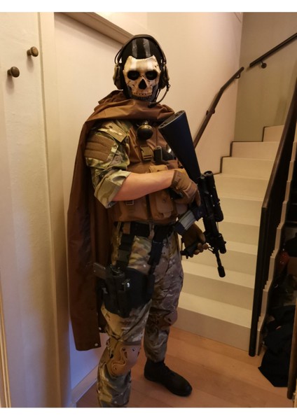 Call Of Duty Ghost Maskesi – 3D Baskı Özel Tasarım Pla
