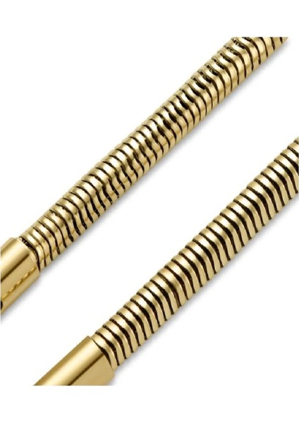 Unisex Altın Snake Zincir Çelik Bileklik (4 Mm) fiyatları