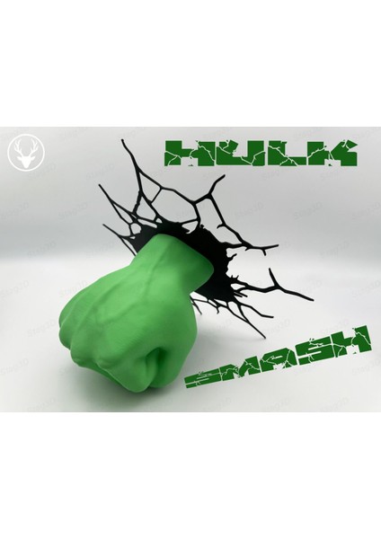 Hulk Smash! - Özel 3D Baskı Dekoratif Tasarım indirimleri