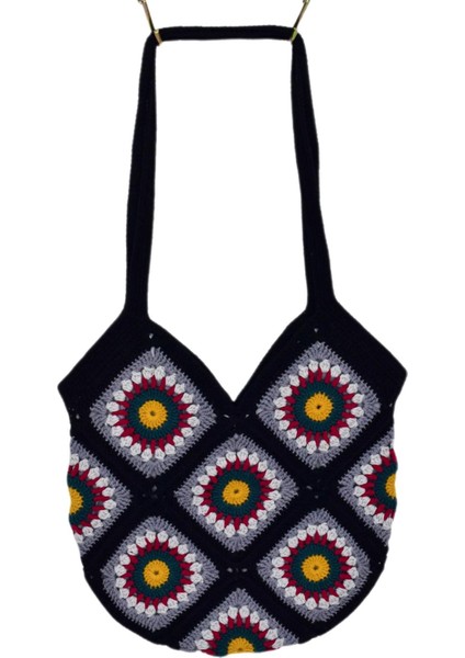 El Örgüsü Motif Desenli Içi Astarlı Omuz Çanta BGL-ST04724