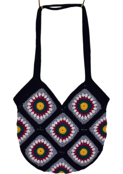 El Örgüsü Motif Desenli Içi Astarlı Omuz Çanta BGL-ST04724